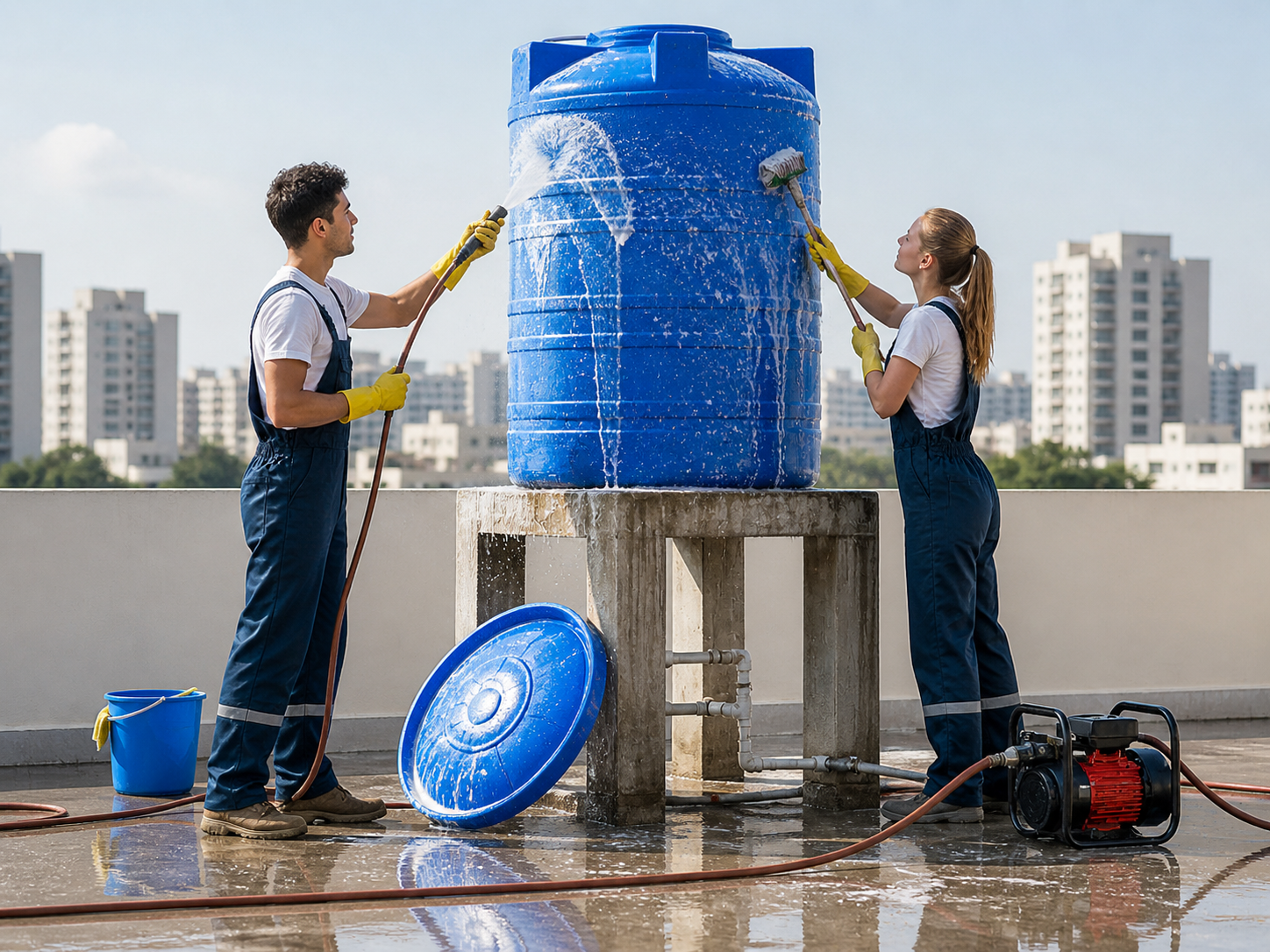 Water Tank Cleaning Service